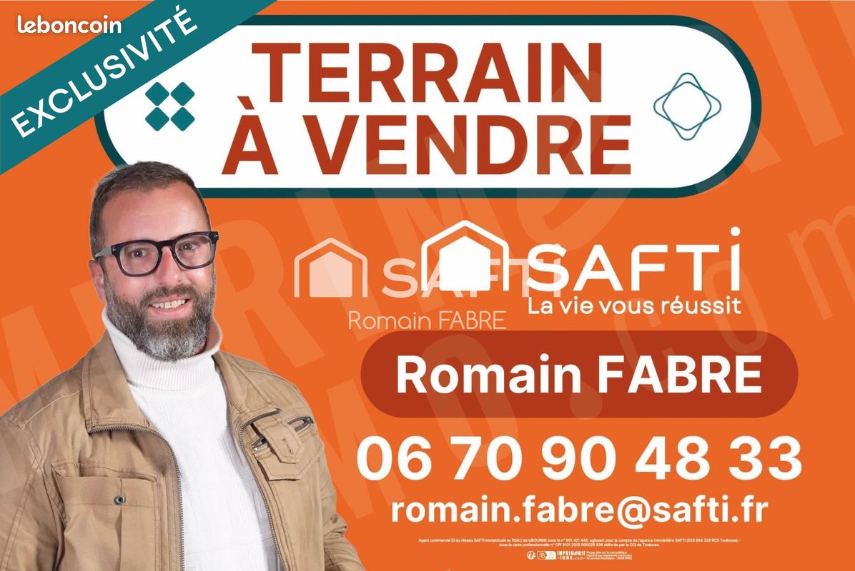 Terrain 1248 m² · à Saint-Savin · 1 248 m² · 56 000 €