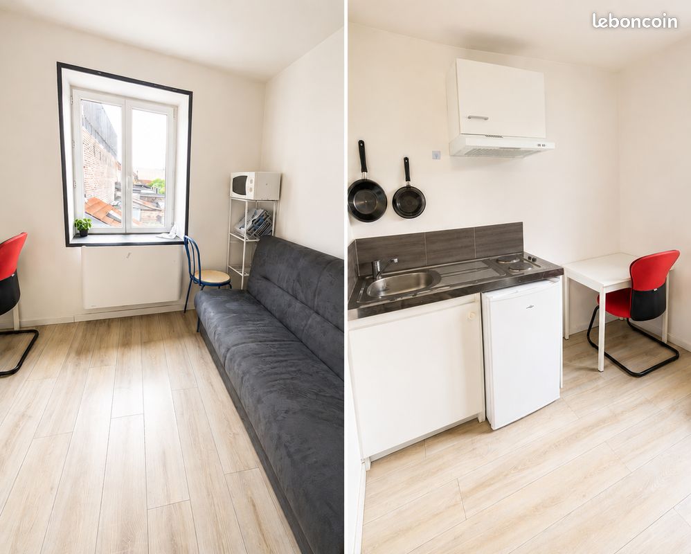 Appartement 1 pièce 15 m² · à Roubaix · 15 m² · 480 €