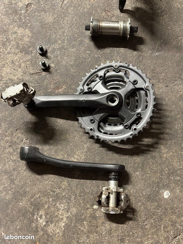 Boitier De Pédalier Campagnolo Record – 35x1 – Acier Italien – Occasion Bon état