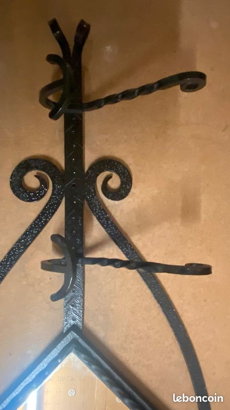 Porte manteau fer forgé années 1940 (image 4)