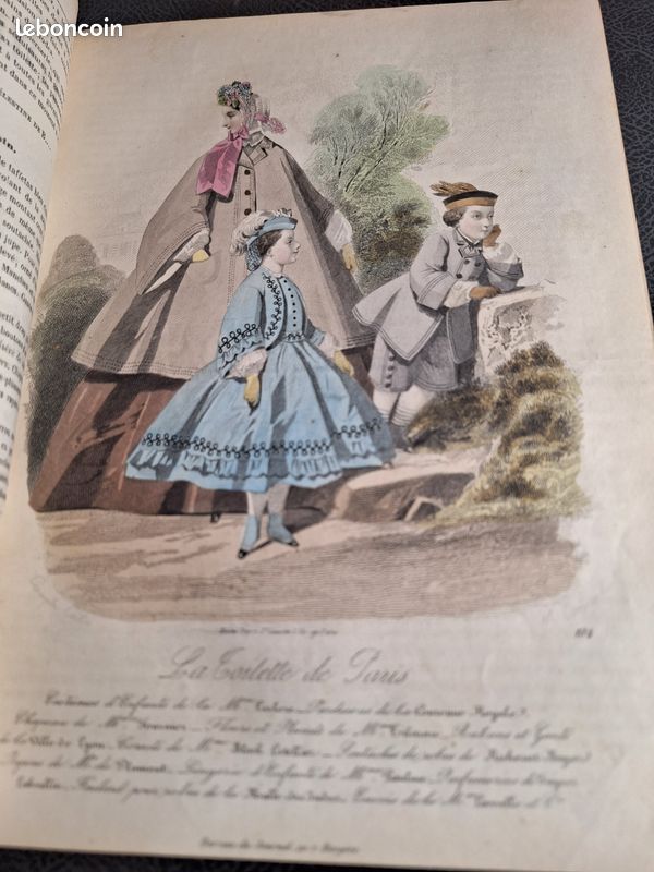Fascicules mode : toilette à Paris 1862/63 (image 10)
