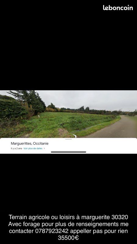 Terrain loisirs · à Marguerittes · 31 500 €