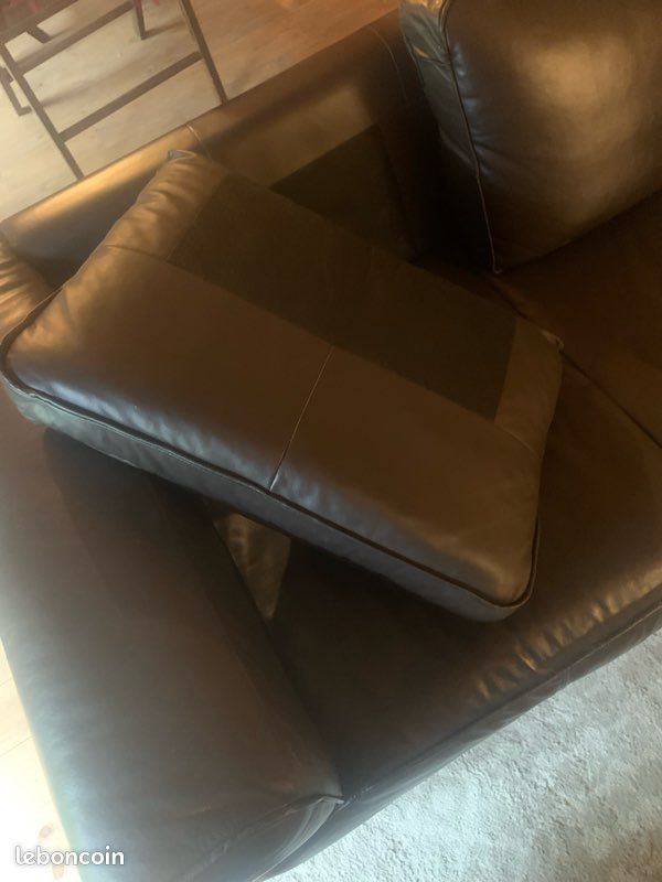 Canapé cuir (image 3)