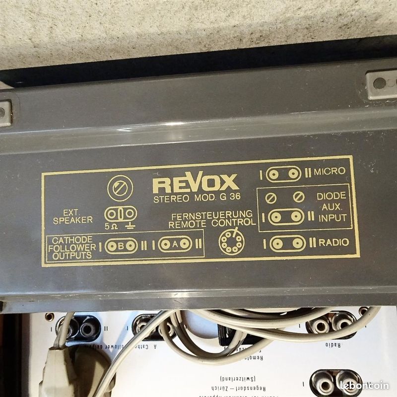 Magnétophone Revox G36 - Photo, audio & vidéo