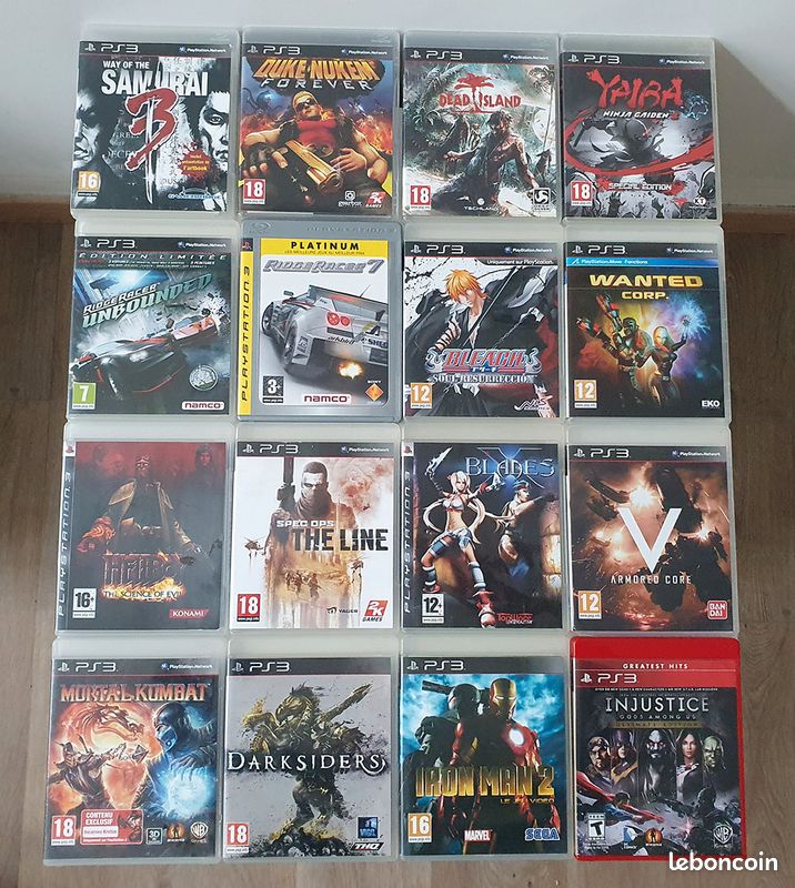 Lot De 9 Jeux PS3 En Loose - Sans Boîtes Ni Notices, Occasion, Lot 20