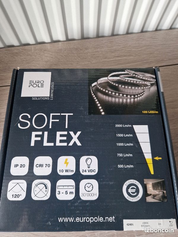 Pack Bandeau Led soft Flex 3M 4000k 670lm/m (image 1)