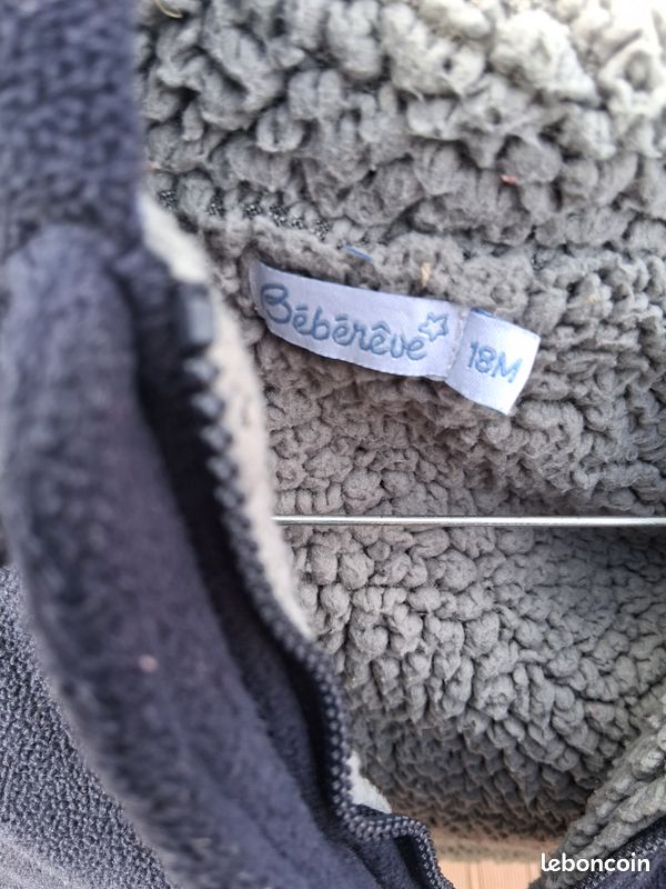 Manteau molletonné à capuche (image 3)