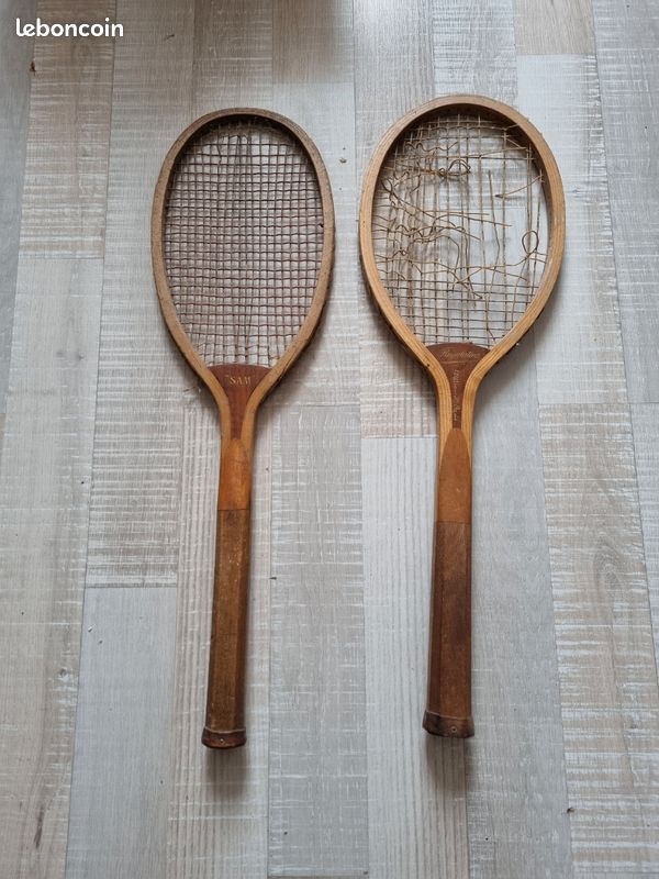 Raquettes de tennis anciennes - France
