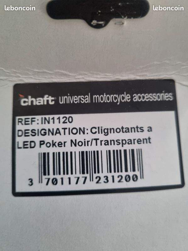 Clignotants moto Chaft neufs (image 2)