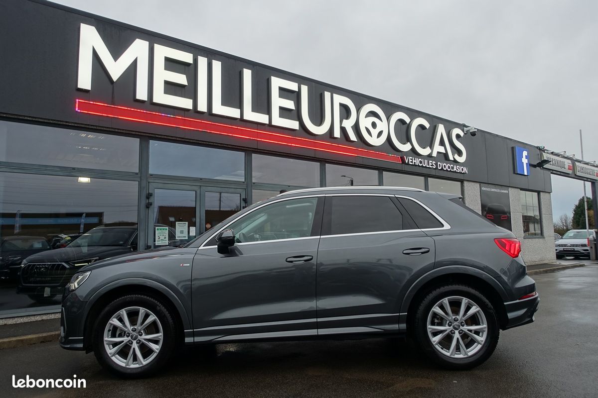 Q3 35 Tfsi 150cv S-Tronic S-Line Virtual cockpit/Toit ouvrant/Cuir chauffant/Gps Europe/Caméra/Hayon électrique/1°Main/Garantie 12 mois (image 2)