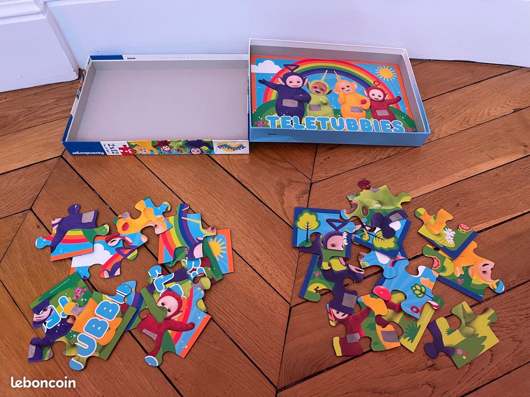 2 puzzles Teletubbies de 12 pièces Ravensburger jouet pour enfants 3 ans garçons filles (image 2)