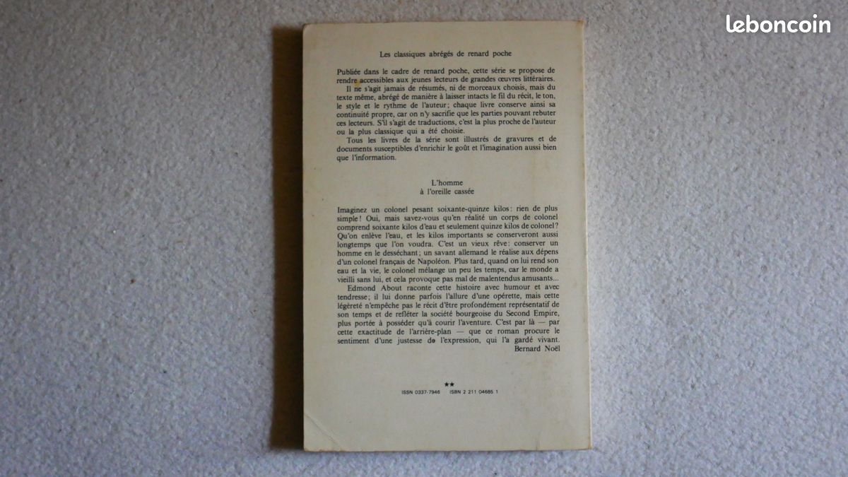 L'Homme A L'Oreille Cassée - Edmond About (image 2)