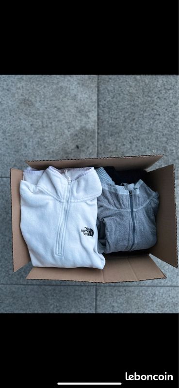 Lot 10 polaires tnf (image 1)