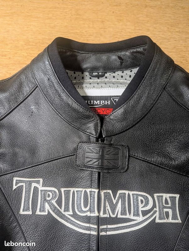 Combinaison integrale triumph cuir (image 16)