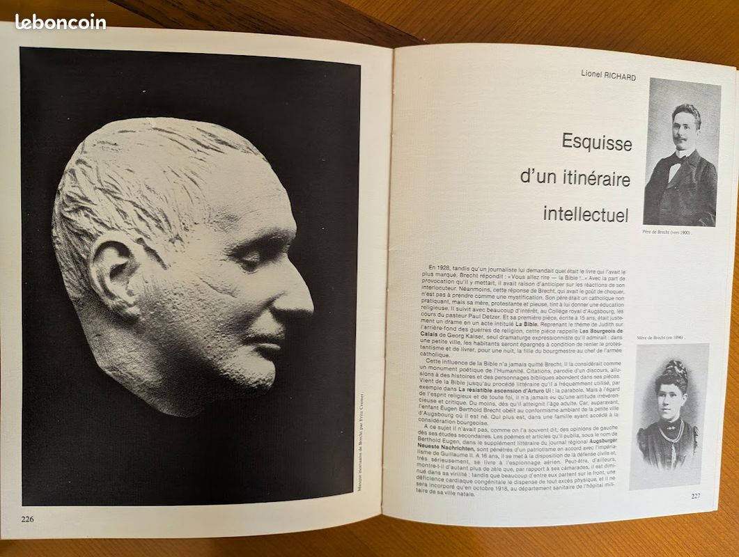 Obliques bertholt brecht n° 20-21 janvier 1979 (image 3)