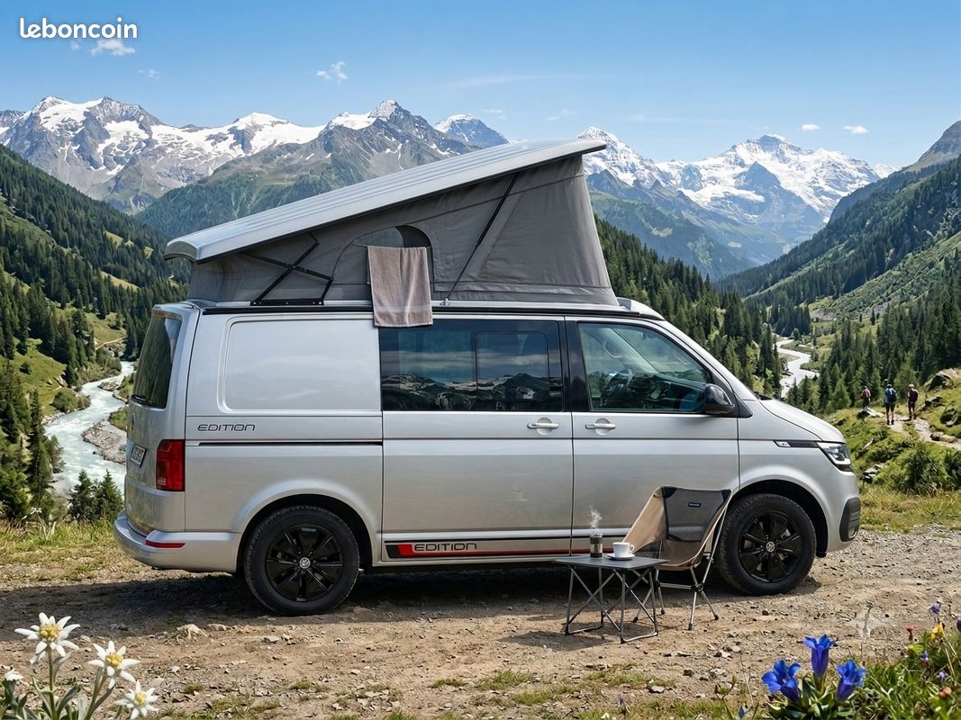 VW TRANSPORTER T6 2.0L tdi Edition Modèle court aménagé VASP Type California 5 places (image 1)