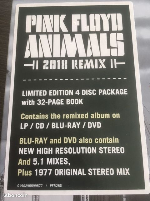 Vinyle Pink Floyd – Animals (2018 Remix) Coffret (image 2)