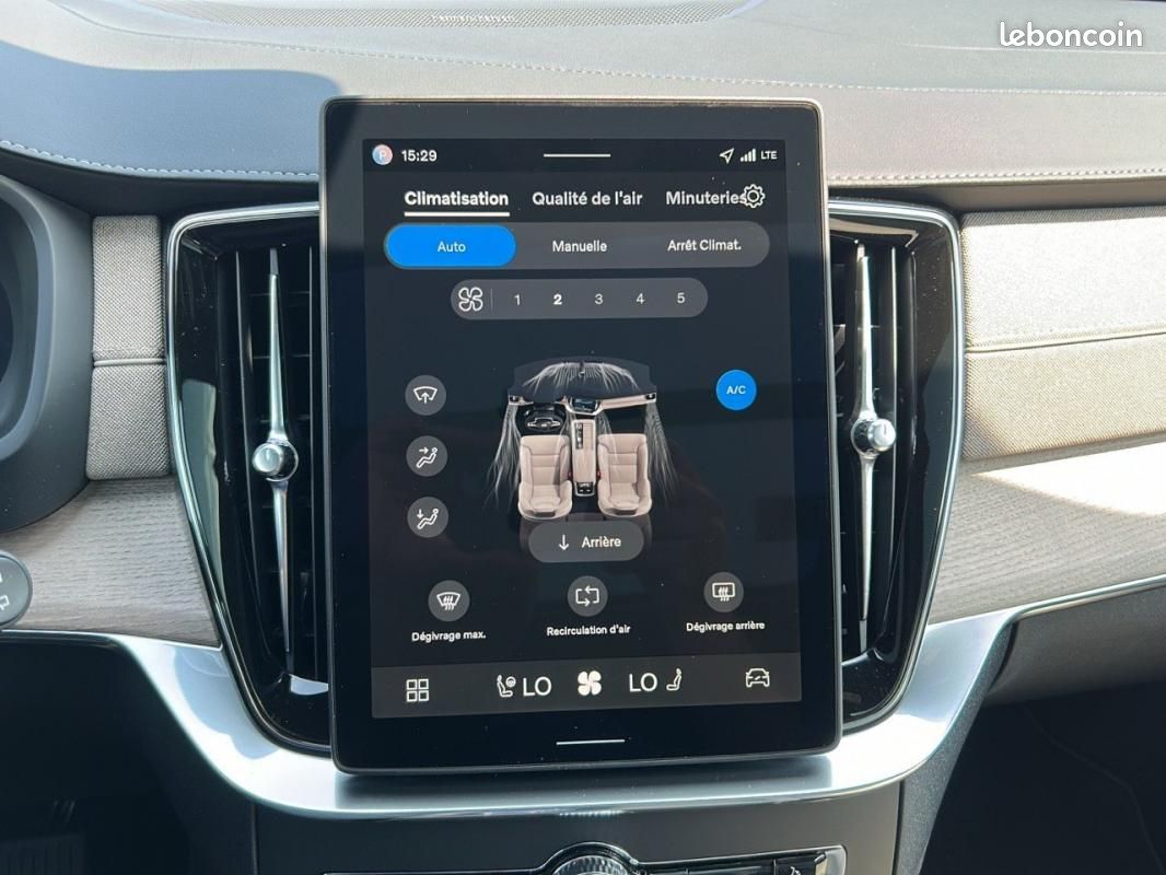 Volvo XC90 T8 AWD Hybride Rechargeable 455 ch Geartronic 8 7pl Ultra Style Dark (image 18)
