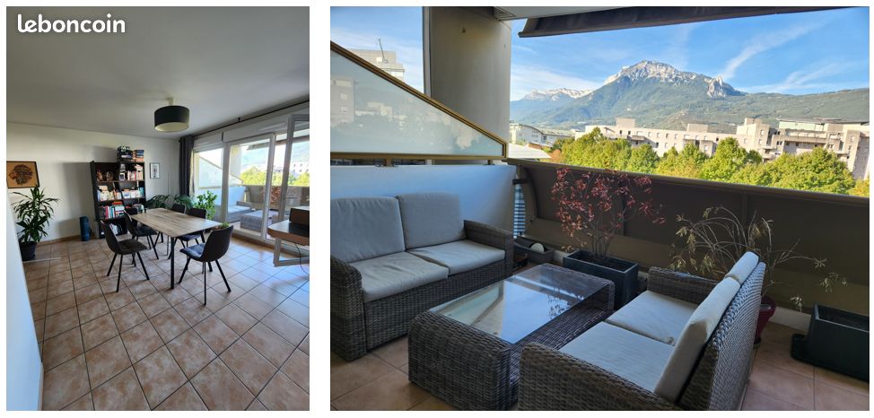 Appartement 4 pièces 95 m² · à Grenoble · 95 m² · 1 350 €/mois