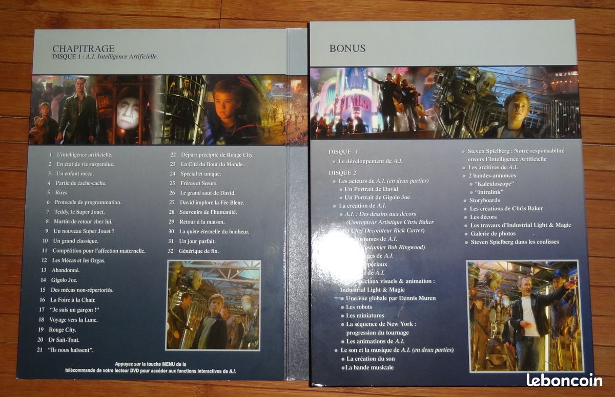 DVD collector AI (Intelligence artificielle) de Steven Spielberg (image 3)