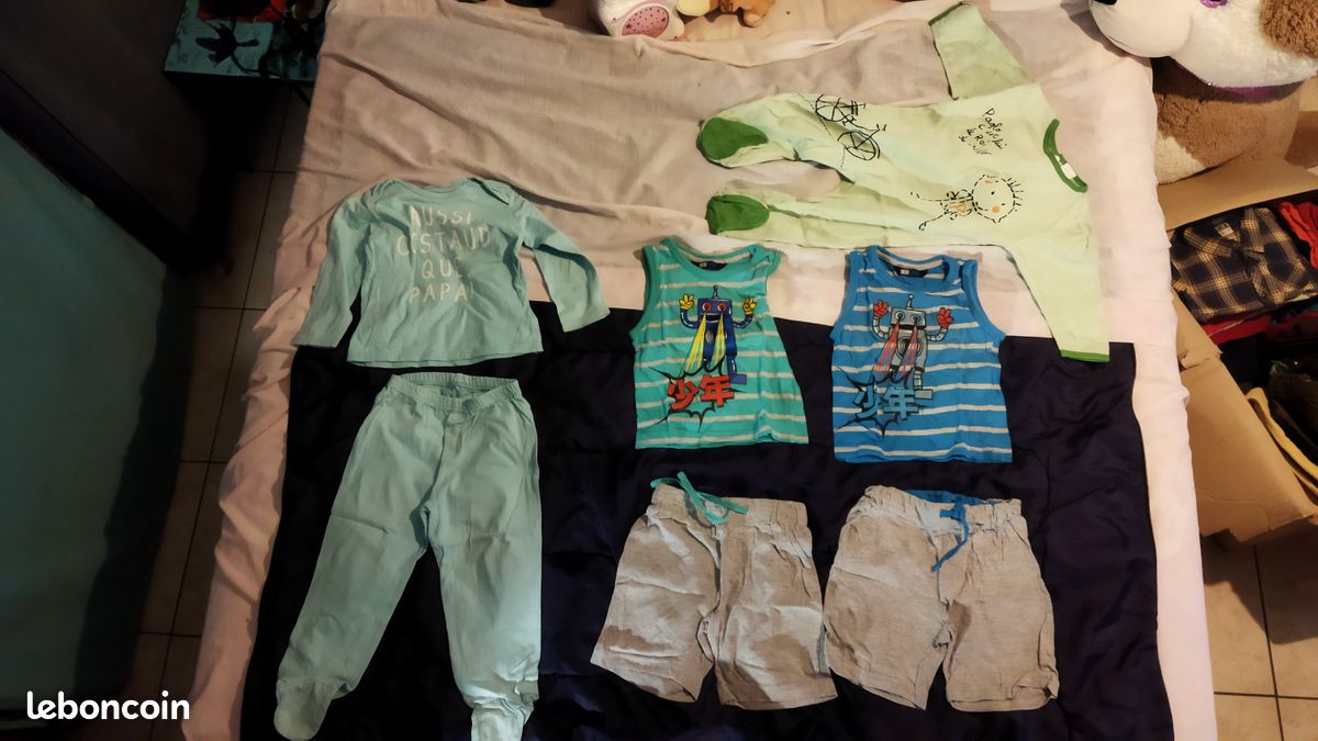 Lot 43 vêtements 2 ans garçon été (image 8)