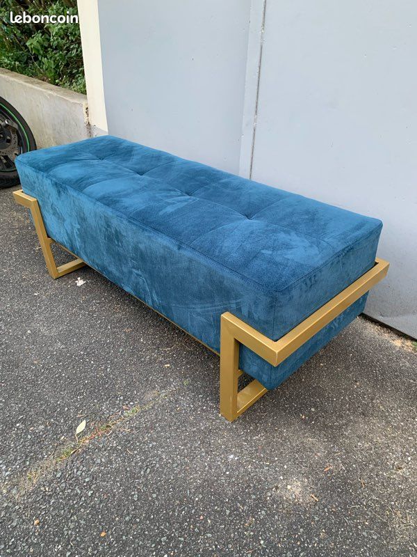 Banquette en velours (image 3)