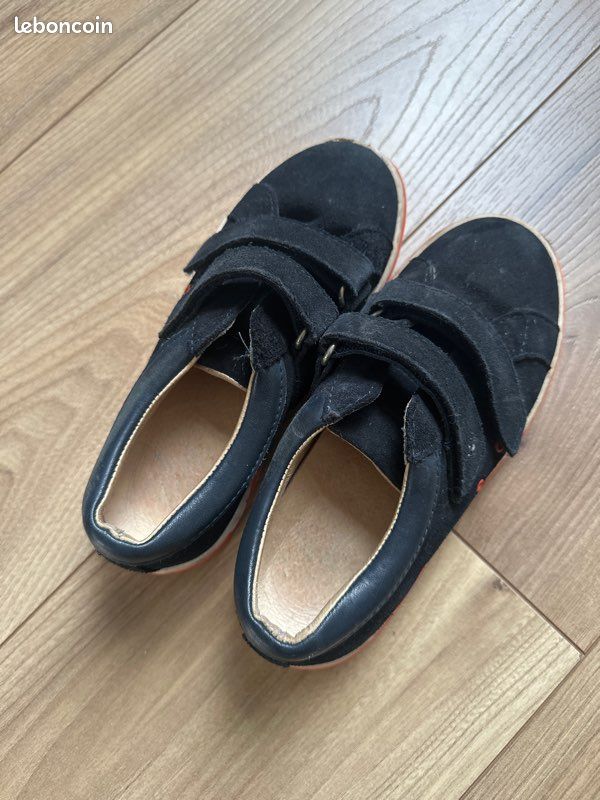 Chaussures Jacadi En Cuir Taille 32 - Neuf Avec Emballage - Couleur Gris Unisexe Enfant