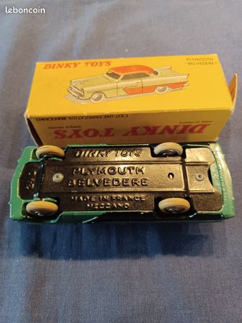 Dinky Toys 24D Plymouth Belvedere Miniature Ancienne - Boîte D'origine - VNMIB