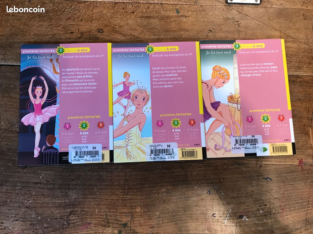 Lot de 3 «  Lucie petite danseuse » (image 2)