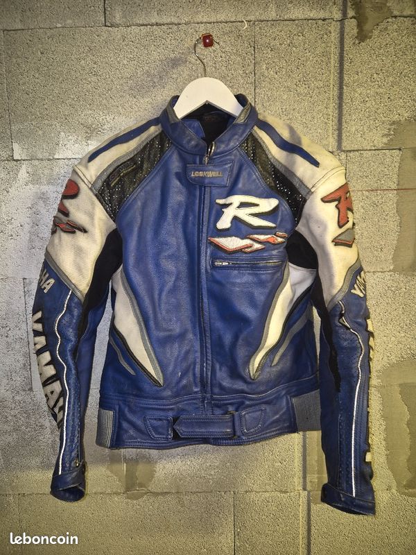 Blouson cuir Yamaha vintage Équipement moto - Main Image