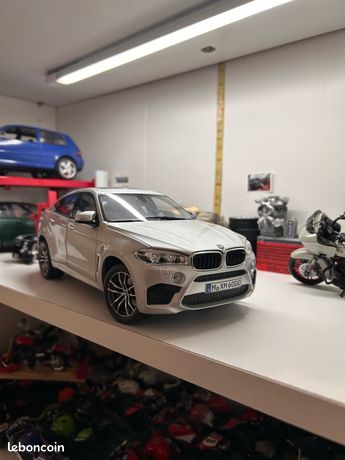 BMW X6 M 2015 Rouge - Voiture Miniature Norev Échelle 1/18 (Neuf)