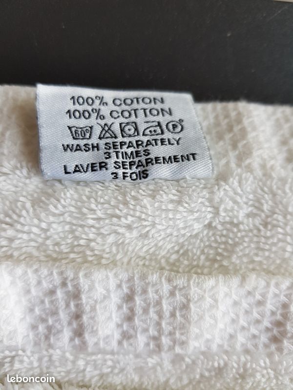 Grand drap de bain 100% coton (image 2)