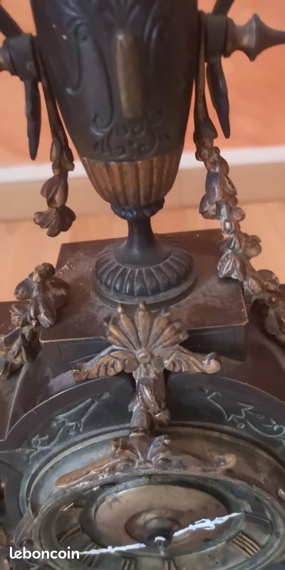 Vends ancienne pendule de cheminée, style Second Empire (image 2)