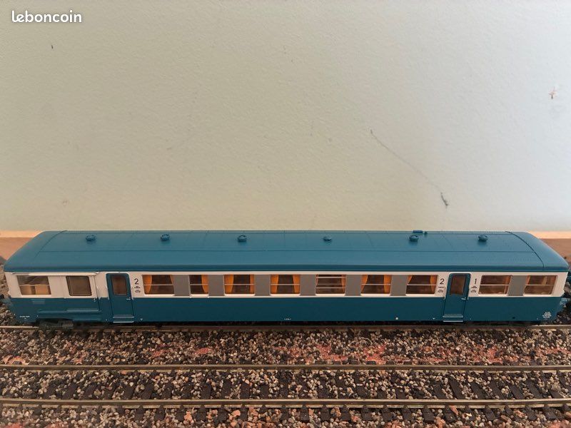 Autorail Roco X 2857 1/87 HO - Bleu-crème, Analogique, Neuf Roco 43077