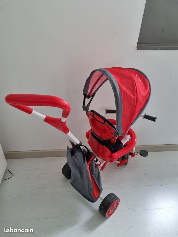 Tricycle évolutif strolly spin rouge (image 1)