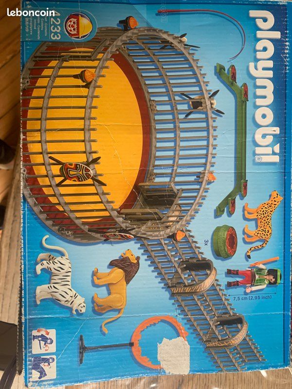 Playmobil - Éléments Tabourets Et Podiums Pour Le Cirque & Cage Aux Fauves (Occasion)