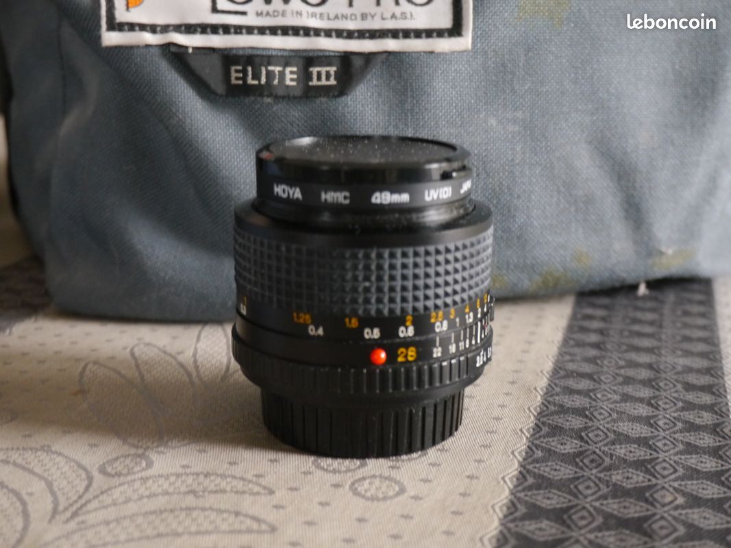 Lot Minolta SRT 101 + 3 Objectifs - Appareil Argentique 35 Mm - Japon Années 70