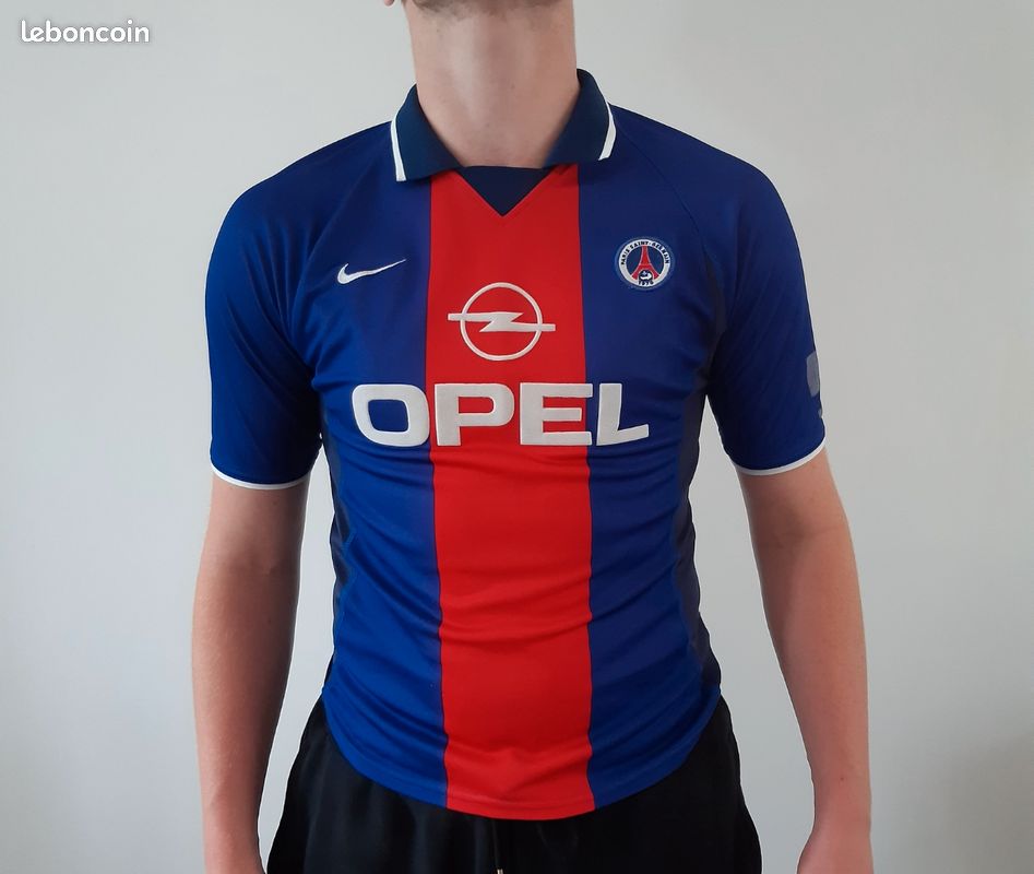 Maillot Domicile PSG 2000/2001 Nike - Taille M - Occasion - Football Adulte