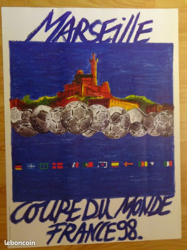 Les villes et affiches de la Coupe du monde 1998 - Pure France