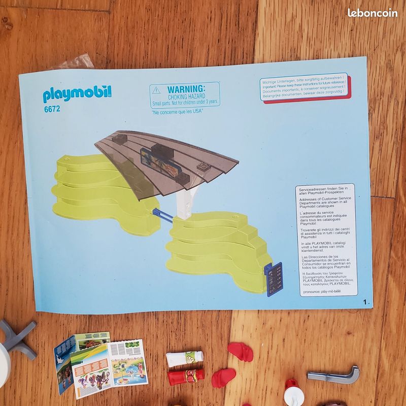Playmobil 6672 - Boutique Et Fast-food - Set Thématique Occasion