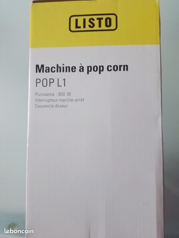 Machine a pop corn Listo (image 3)