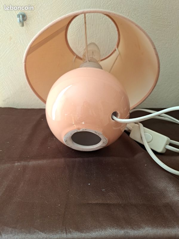 Petite lampe de chevet Vintage orange (image 4)