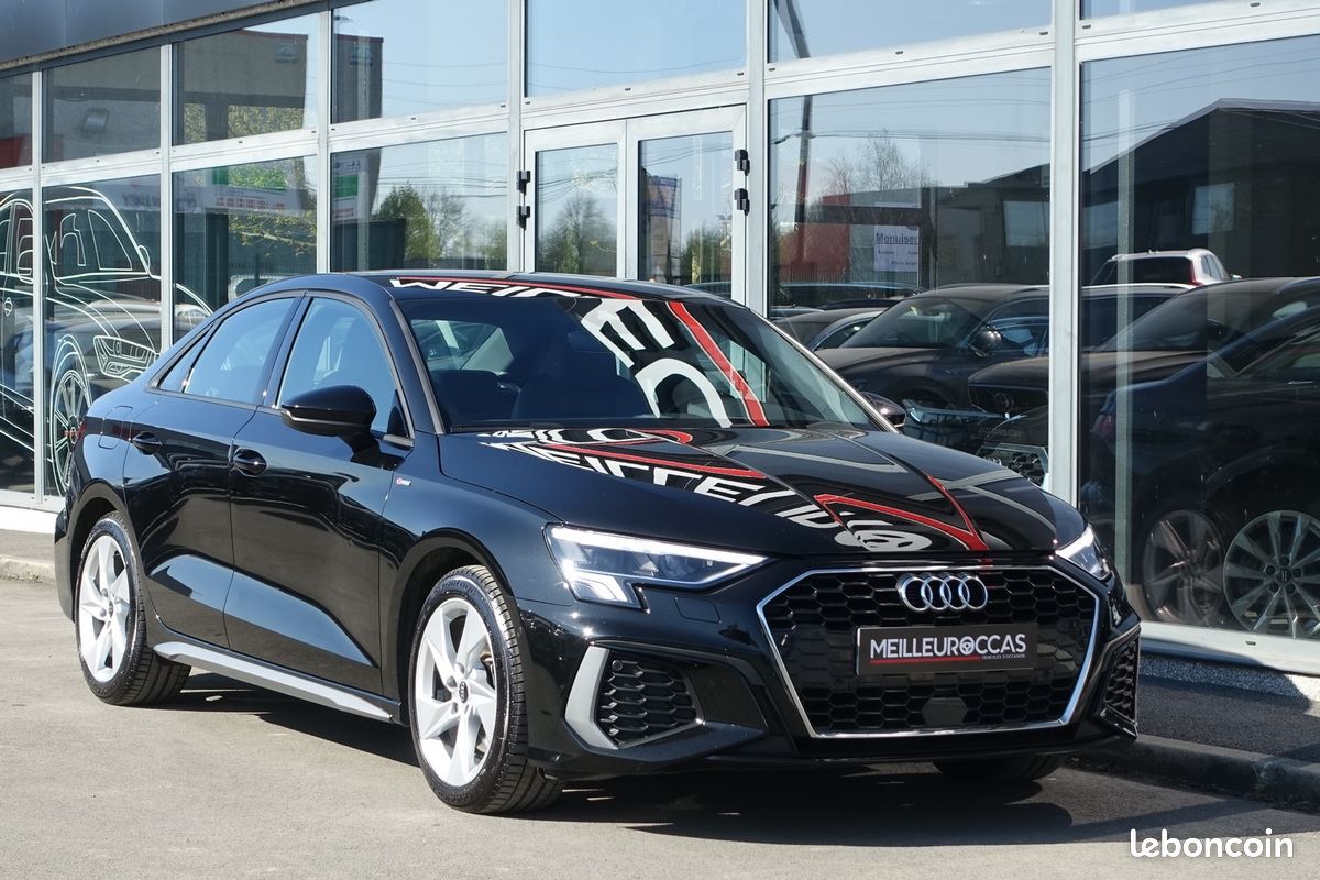 A3 Berline 35 Tfsi 150ch S-Line Virtual cockpit/Cuir sport chauffant/GPS Europe/Carplay/LED/1*Main/Garantie 12 Mois (image 6)