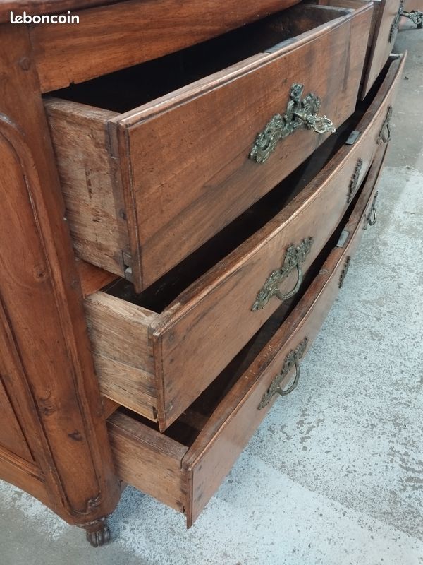 Commode Louis XV d'époque (VENDUE) (image 4)