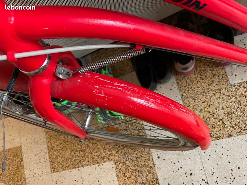 Vélo btwin occasion elops 520 rouge (image 4)