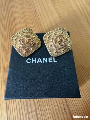 Parure De Bijoux Fantaisie Vintage Paris - Collier Et Boucles D'oreilles Clips, Couleur Rose