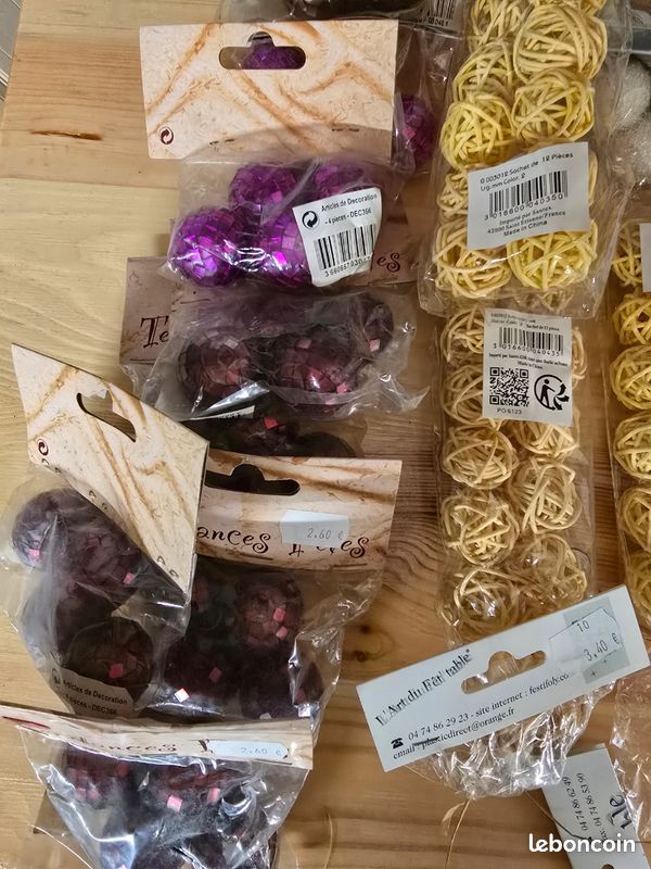 Lot De 20 Boules De Rotin Décoratives En Osier Naturel Pour Vase, Bol