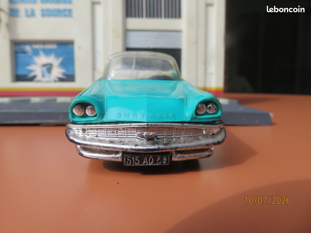 Norev ancienne , chrysler new-yorker avec attache caravane , 1/43° (image 5)