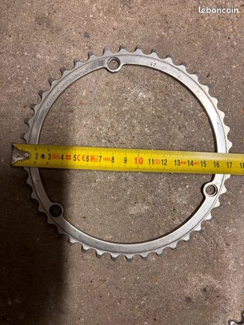 Plateau Campagnolo 52 Dents – 144 BCD, Alu, Vintage Italie, Campy C3