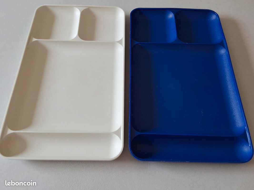 Plateau repas tupperware vintage (image 1)